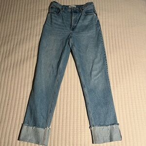 Abercrombie 90s high rise straight Jeans 10 extra long